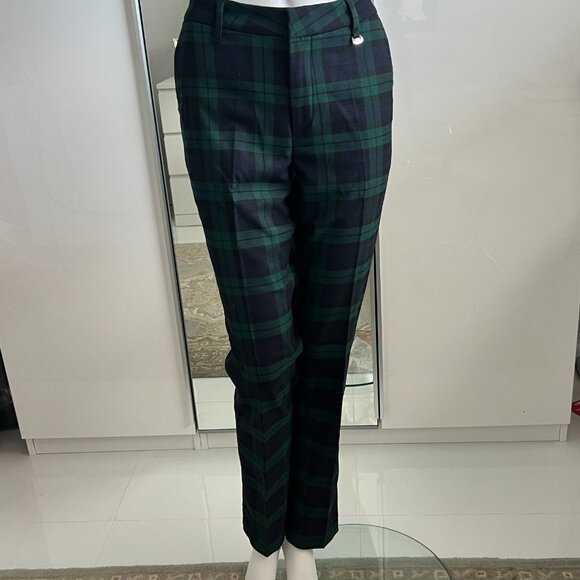 Brooks Brothers Natalie BlackWatch Tartan Plaid pants SZ 6 - Picture 5 of 12